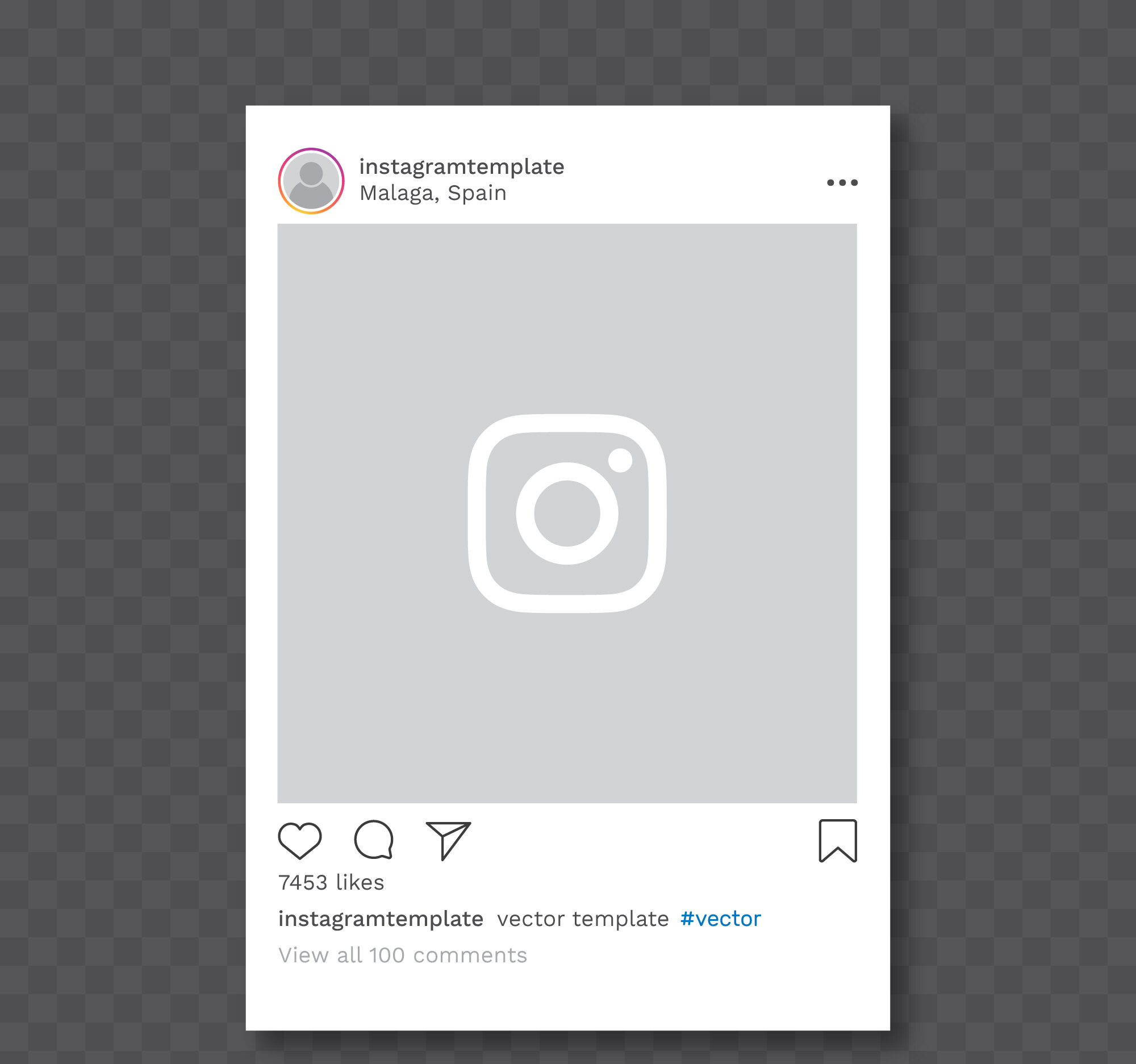 Modelo de postagem no Instagram para planejamento visual em estratégias de gestão de Instagram profissional.